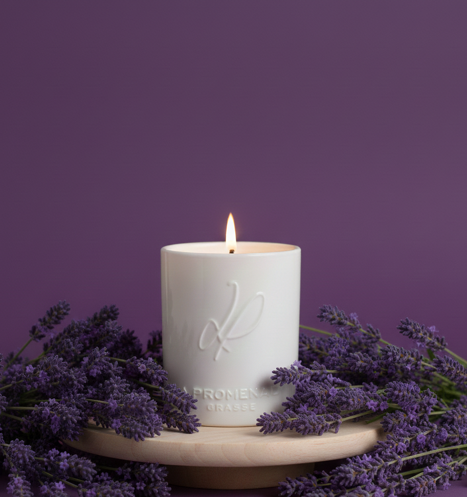 Dans un champ de lavande (Céramique)