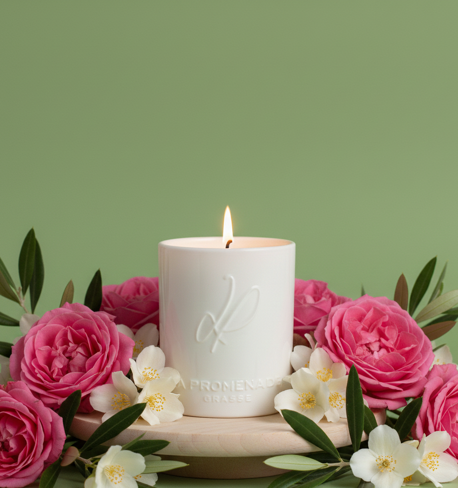 Dans un jardin de Grasse (Céramique)