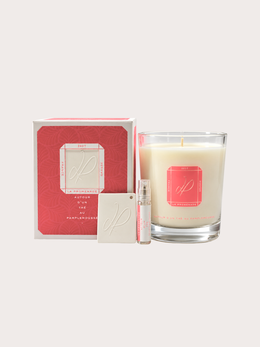 Autour d'un thé au pamplemousse - Bougie parfumée